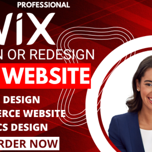 Create wix website design, redesign and wix landing page