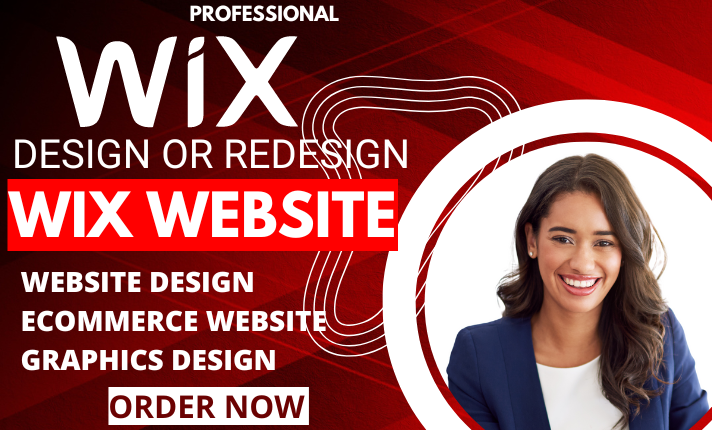 Create wix website design, redesign and wix landing page