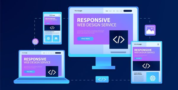 Develop responsive website design, modern blog web design