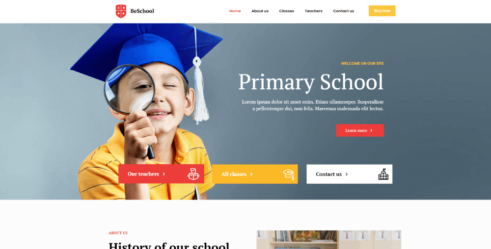 Educational Website Development