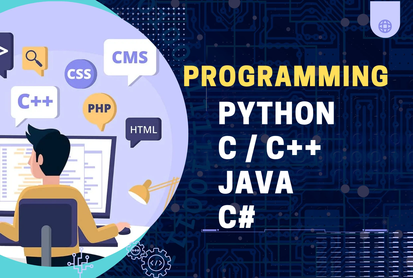 Simple c, cpp, java, c sharp, python, and web projects